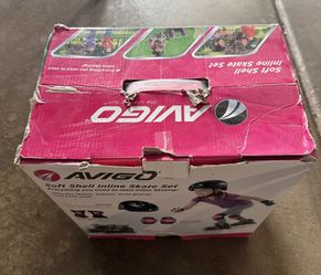 Avigo Soft Shell Inline Skate Set Size 1-4 For 4+ Years Old