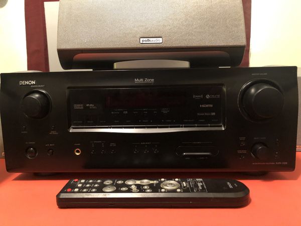 Denon 7.1 Ch. Rcvr. With Polk RM6800 Surround Spkrs. for Sale in Manvel