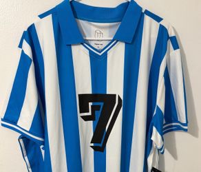 Argentina Soccer Jersey #7 Blue & White Striped XL – New with Tags