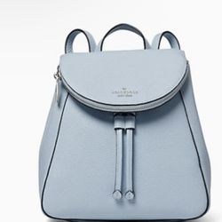 Kate Spade Leila Flap Backpack, nLight Blue/Ocean Fog 