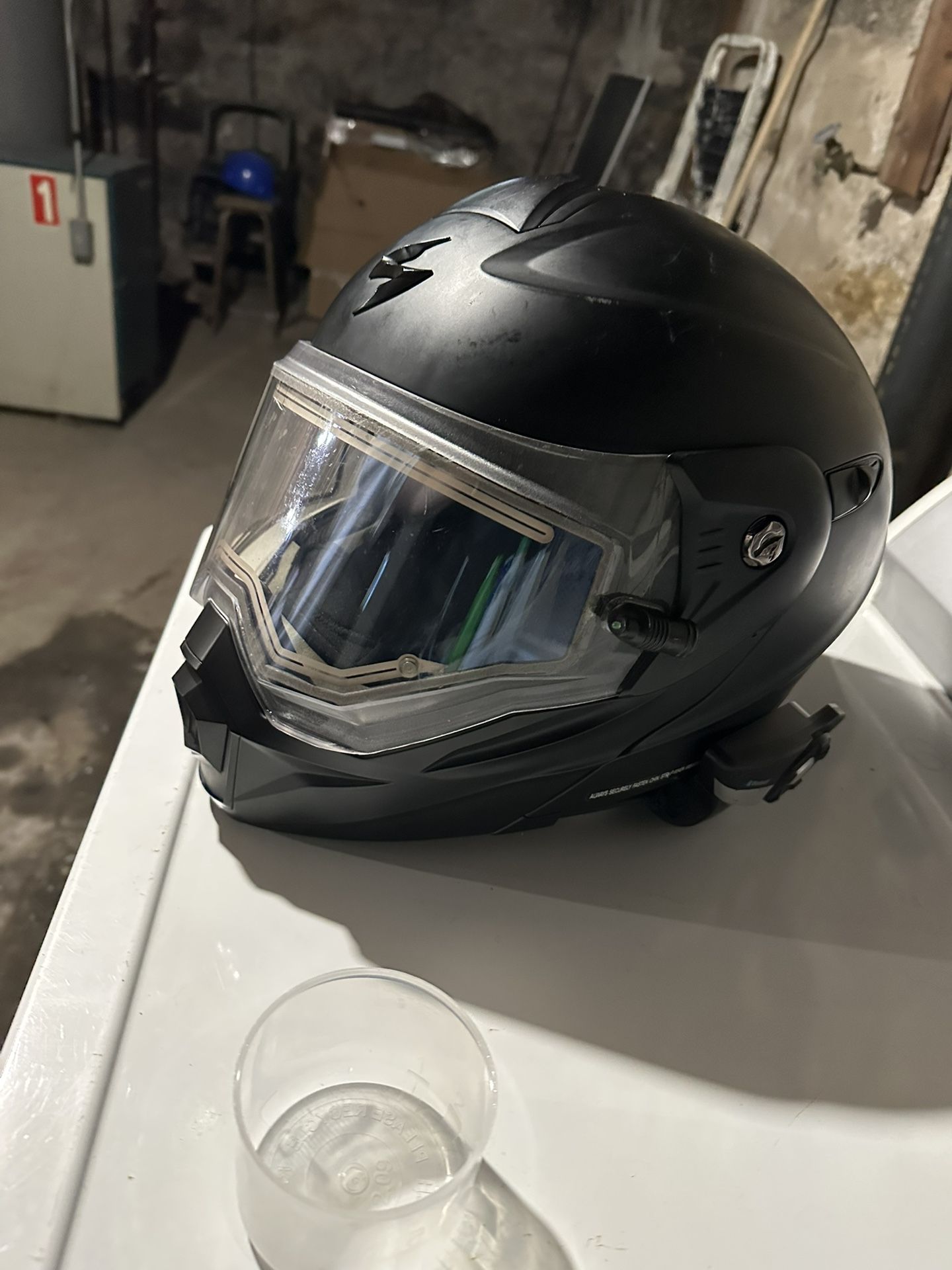 Bike Helmet (with bluetooth headphones and microphone)