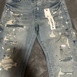 Purple jeans size 32