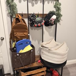 Wooden Entry Stand 