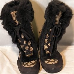 Like New Coach Winter Boots Size 8.5