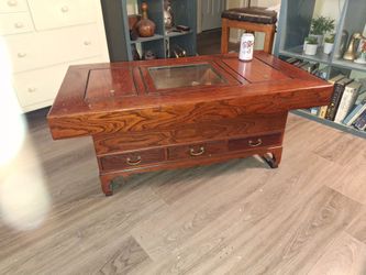 Antique Japanese hibachi table