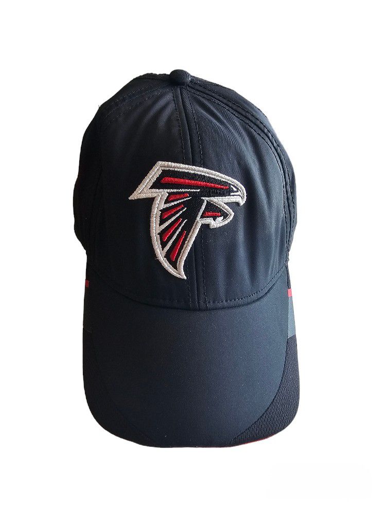 Reebok Atlanta Falcons NFL Onfield Aflex Flacons Mascot Patch Black Hat  Size L/XL