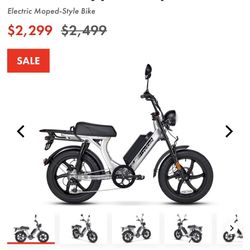 Closeout HyperScorpion Electric Moped-Style Bike