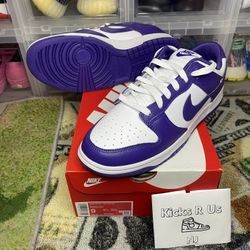 Nike Dunk Low Championship Purple Men Size 9