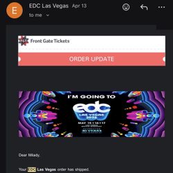 EDC Las Vegas Ticket 