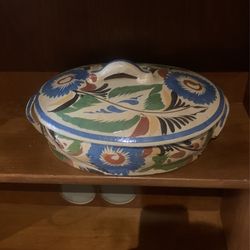 Mexican Tlaquepaque Lidded