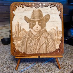 Custom Engraved Pet Portrait – Turn Your Furball Into a Legend