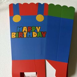 Super Mario Bros Popcorn Boxes