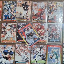 Football Trading Cards Late 80s Early 90s