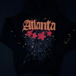 Black Atlanta Spider Hoodie