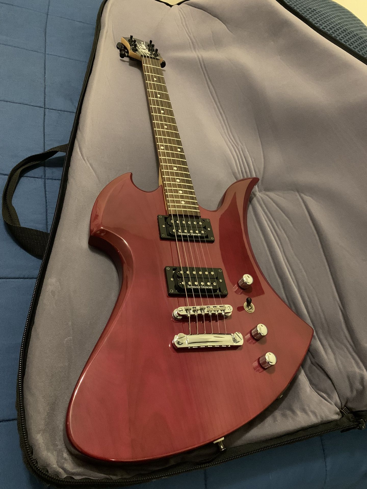 90’s BC Rich Mockingbird platinum With Upgrades