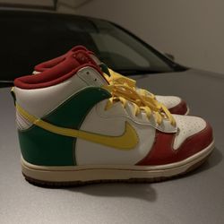 Nike Dunk High 6.0 Rasta Size 10