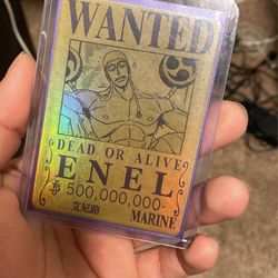 One Piece Trading Card Game “Wanted Enel”