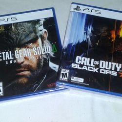 Call Of Duty Black Ops 7/ Metal Gear Solid Snake Eater PS5 Game 