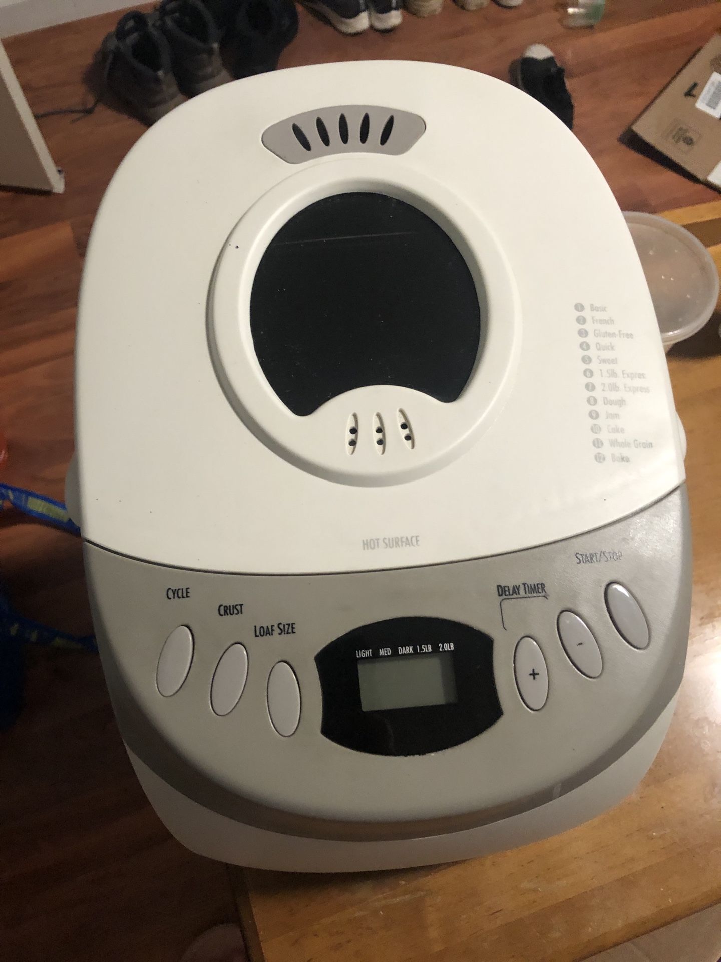 hamilton beach bread maker