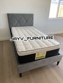 New twin Bed Frame With Mattress