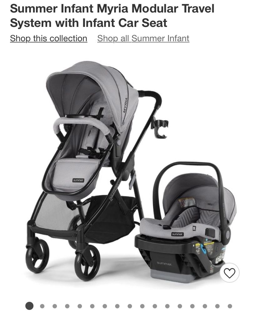 Summer Infant Myria Travel System with Infant Car Seat/Stroller