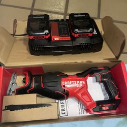 Craftsman V20 Cordless Brushed Reciprocating Saw Tool