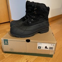KAMIK Men’s Snow/winter Boots Size 8, Like New Condition 