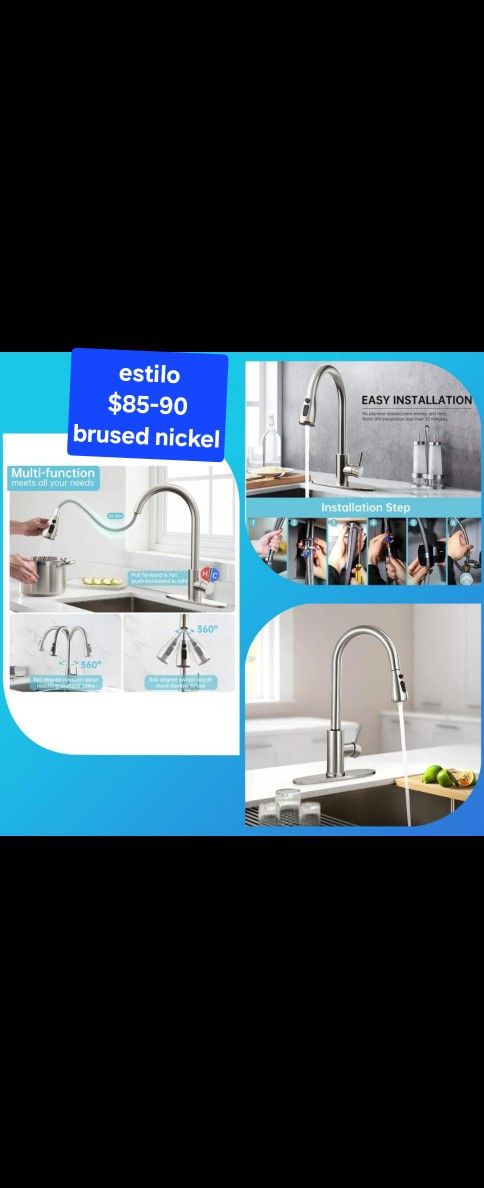 Kitchen And Bathroom Faucets