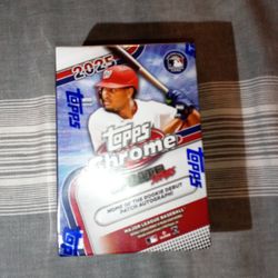 2025 Topps Chrome Update Baseball Blaster Box $30