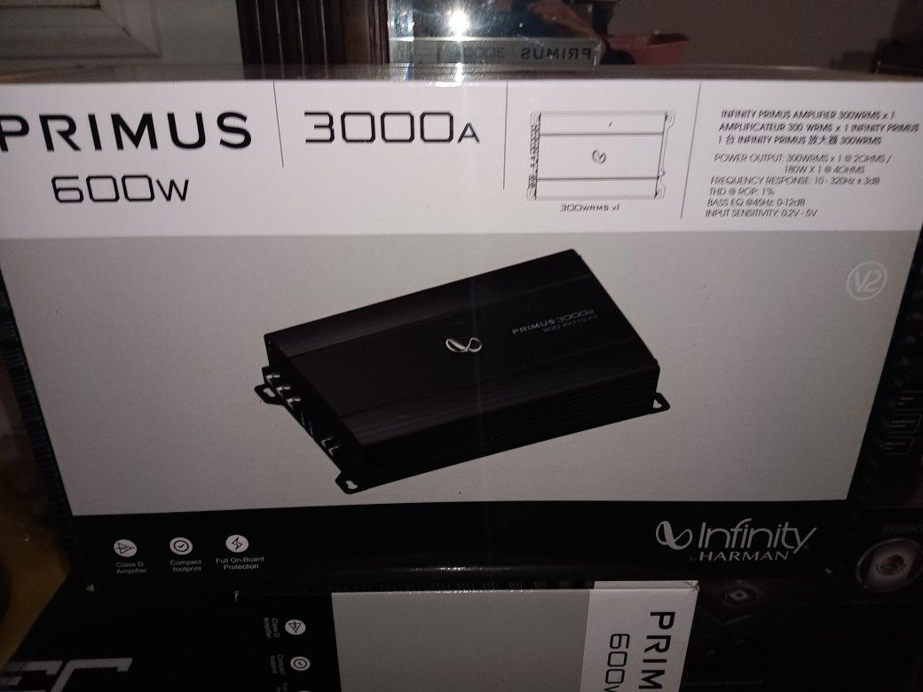 Primus Infinity 600 Watt Audio Amp Brand New In The Box