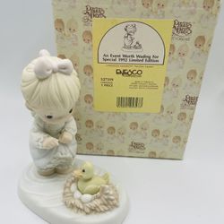 Precious Moments An Event Worth Wading For Special 1992 Limited Edition Figurine