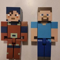 Toy Lot Of Minecraft and Roblox figures