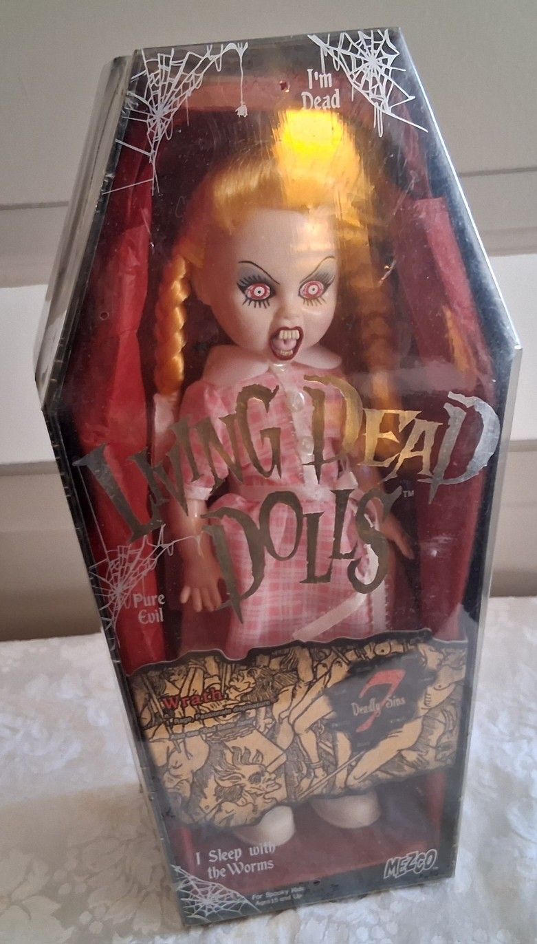 LIVING DEAD DOLLS "WRATH" 7 Deadly Sins Series / New In Box