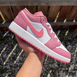 Jordan 1 Low Desert Berry (Size 5Y, 5.5Y, 6Y)