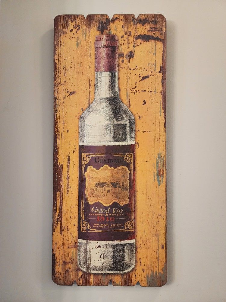 Wine Themed Kitchen Art
