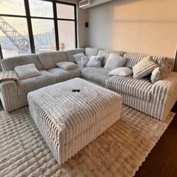 OM• $38 Initial • Brand New// Stupendous 3 Piece Brand New Couch 