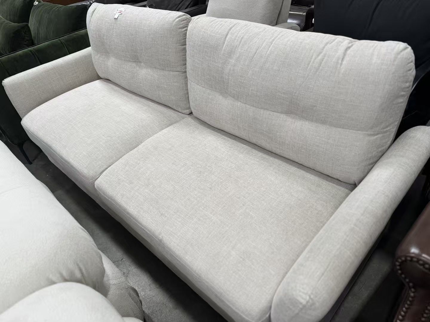 78”Cotton and linen sofa,$280