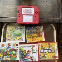 Nintendo 2Ds + Games 