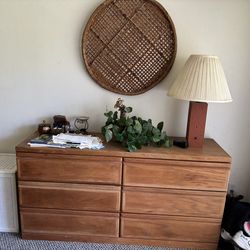 Natural Wood Dresser set!