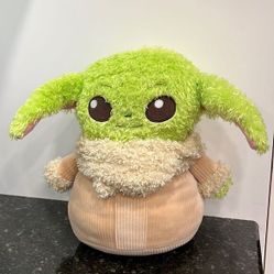 STAR WARS GROGU Soft’n Fuzzy 13&quot; PLUSH HHC59 Makes Noises COLLECTORS Kid… 