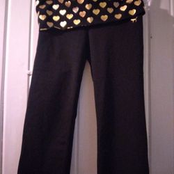 VS PINK vintage bling cropped leggings-small NWT