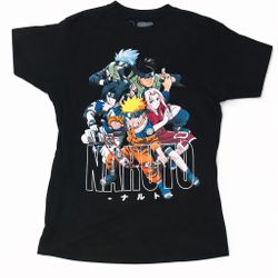 Naruto Anime Black Shirt