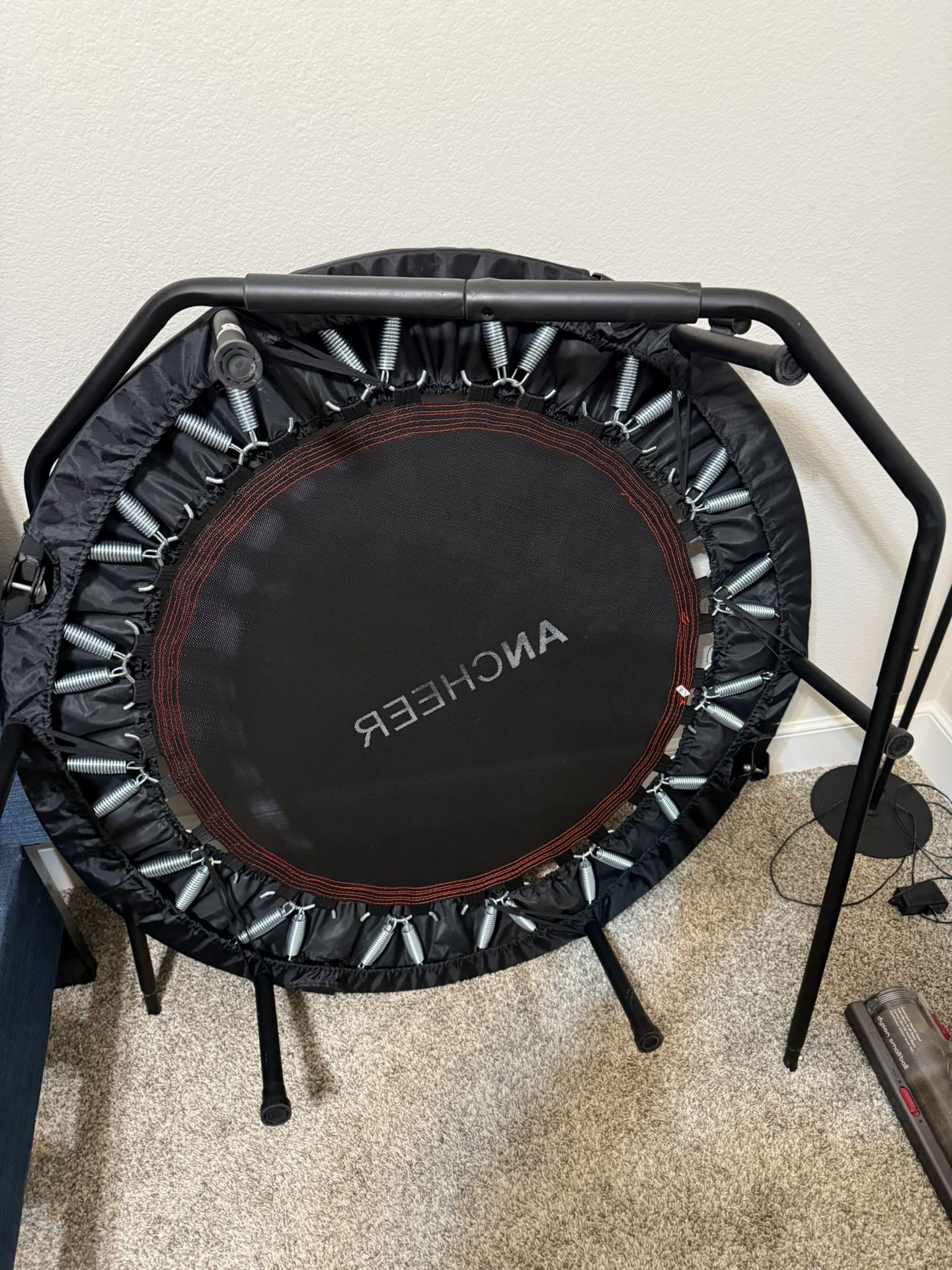Trampoline With Support Bar