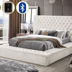 New Bed frames With Bluetooth, Speakers And USB Charger! Shop Now, Pay Later — No Credit Needed! Wholesale Prices Direct to You! 