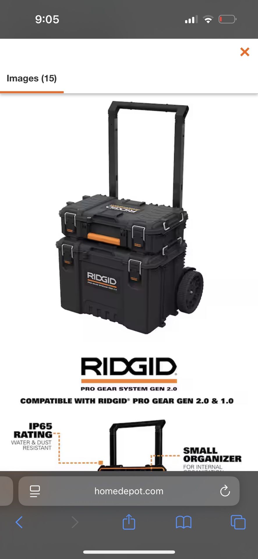 Ridgid Tool Box Set