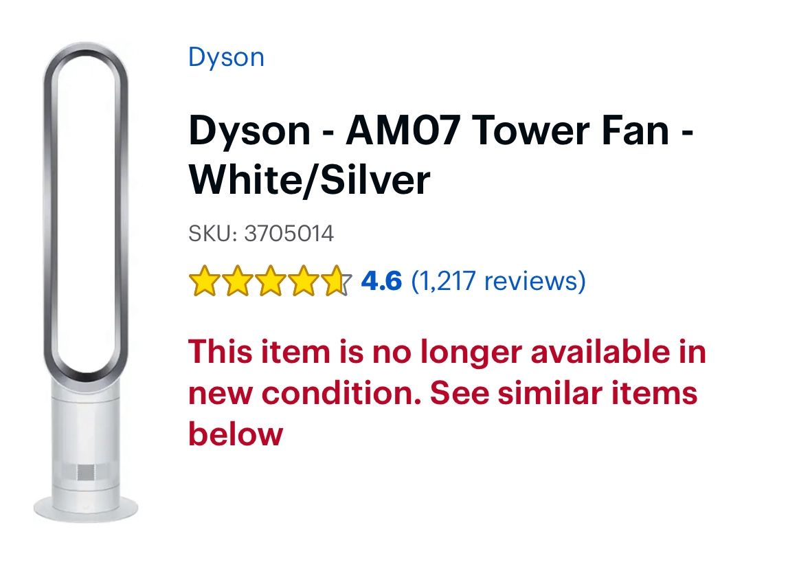 Dyson AM07 Cooling Tower