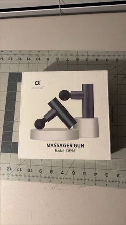 arboleaf Heated Massage Gun, Deep Tissue Massager with Heating Head 4 Speeds + Pressure-Adaptive Mode, 4 Massage Heads, Quiet Portable Design for Back