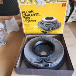 Kodak Slide Projector & Slide Trays