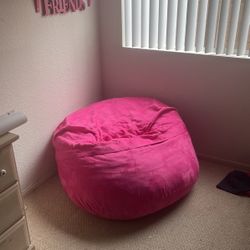 Hot Pink Beanbag