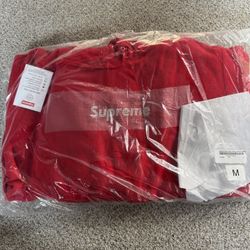 Supreme Swarovski Box Logo Hoodie Sweatshirt SS19 Red Swarovski Jordan Nike Cactus Jack Travis